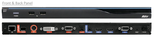 AVer EVC350 HD Video Conferencing System with 4-Way MCU