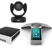 Zoom Room Kit with Aver CAM520 Pro & Yealink CP960 for Mid-to-Large Conference Rooms